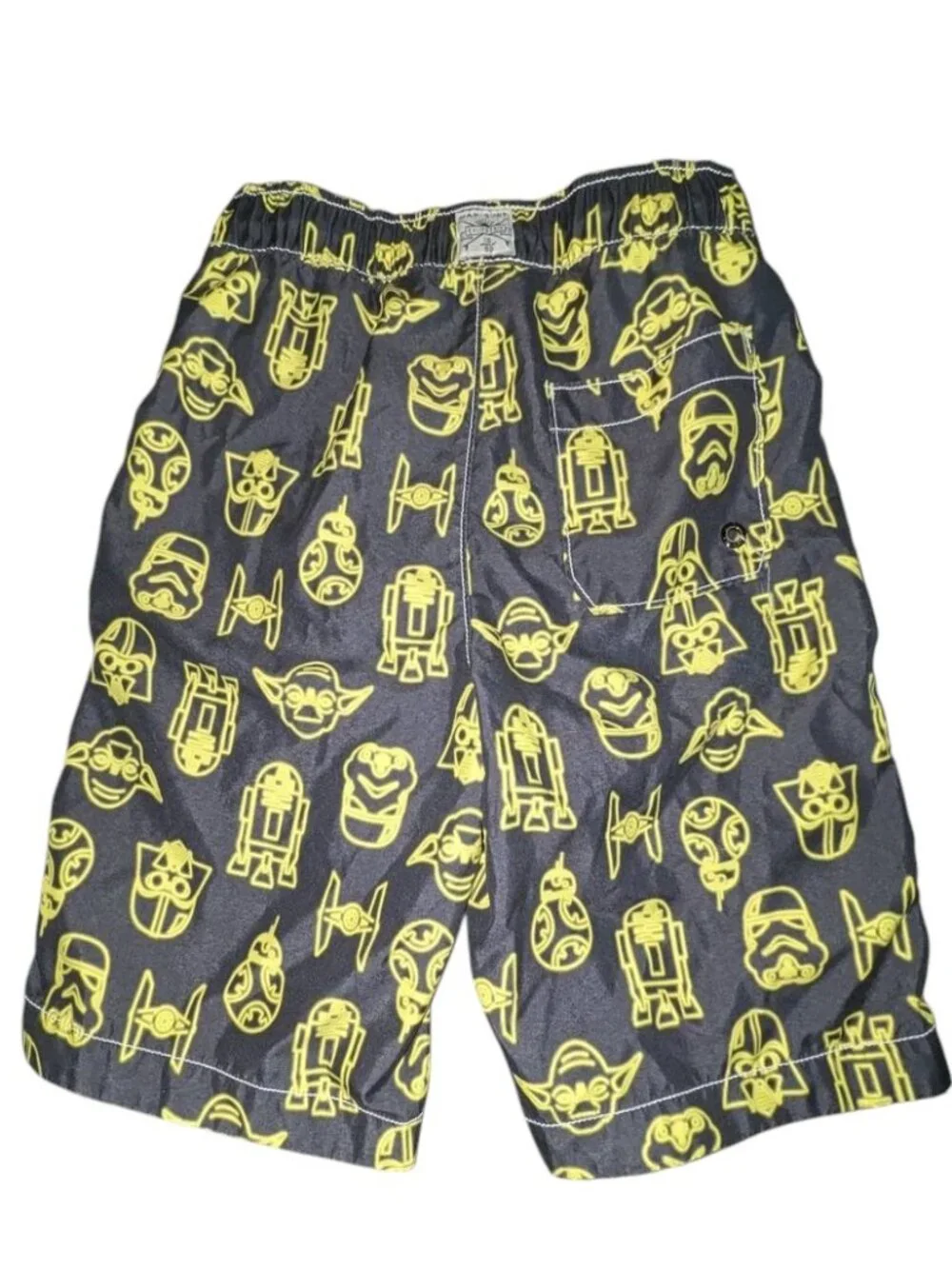 GAP Kids Star Wars Yoda Darth Vader R2-D2 Storm Trooper Elastic Waist Swim Trunk